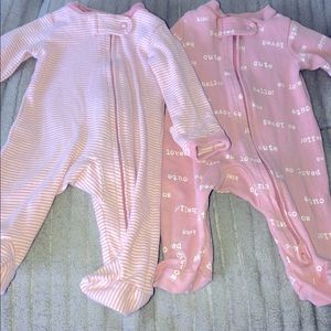 Two pack premie long sleeve onesies